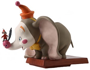 WDCC Disney Classics Dumbo Clown Face With Timothy Porcelain Figurine