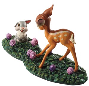 WDCC Disney Classics Bambi Meets Thumper Just Eat The Blossoms. Thats The Good Stuff 