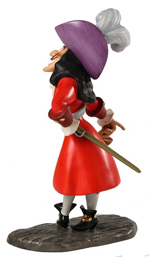 WDCC Disney Classics Peter Pan Captain Hook Silver Tongued Scoundrel  Porcelain Figurine