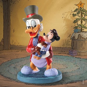 WDCC Disney Classics Classic Cartoons Scrooge and Tiny Tim Tidings of Joy and Goodwill Porcelain Figurine