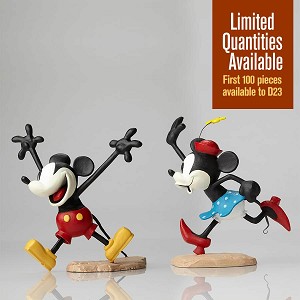 Walt Disney Archives Mickey and Minnie Color Maquettes 