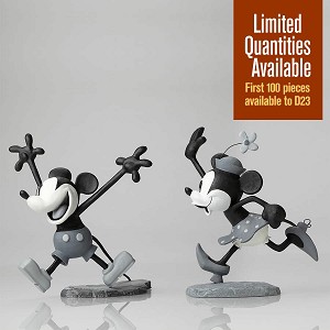 Walt Disney Archives Mickey and Minnie B/W Maquettes  