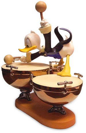 WDCC Disney Classics Symphony Hour Donald Duck Donald's Drum Beat 