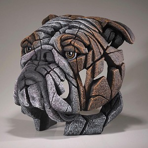 Enesco EDGE Bull Dog Bust 