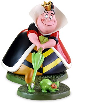 WDCC Disney Classics Alice In Wonderland Queen Of Hearts Let The Game Begin Porcelain Figurine