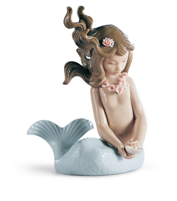 Lladro Mirage Mermaid Porcelain Figurine