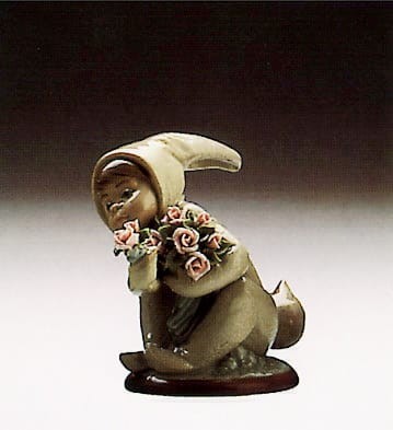 Lladro A New Friend Porcelain Figurine