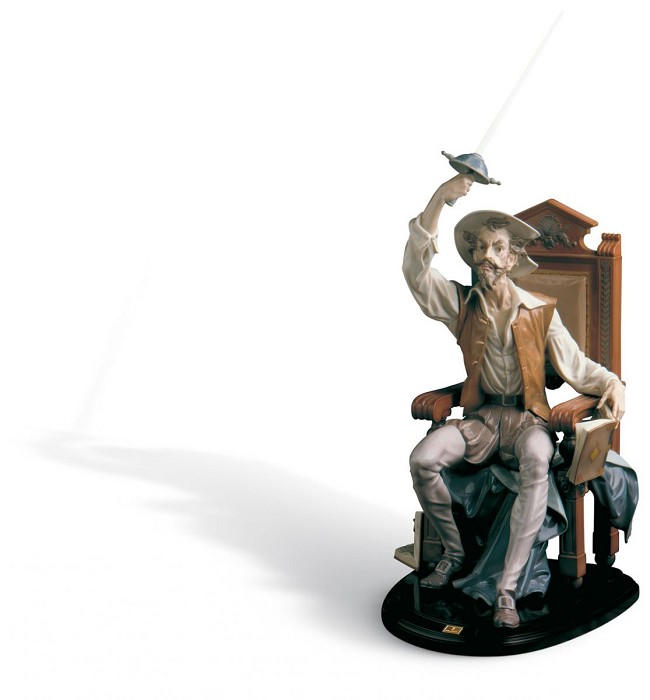 Lladro I Am Don Quixote Porcelain Figurine