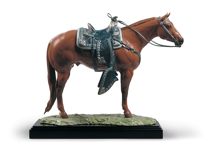 Lladro Quarter Horse Porcelain Figurine