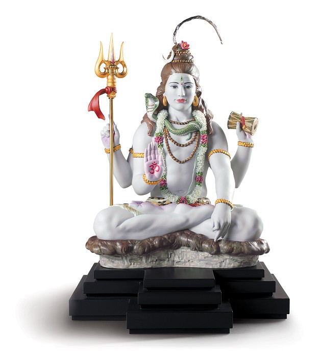 Lladro Lord Shiva Porcelain Figurine