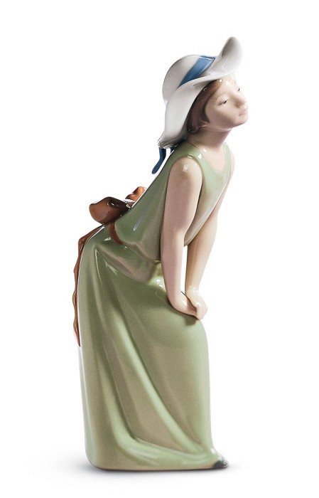 Lladro Curious - Open Box Porcelain Figurine
