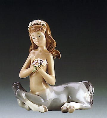 Lladro Wistful Centaur Girl Porcelain Figurine