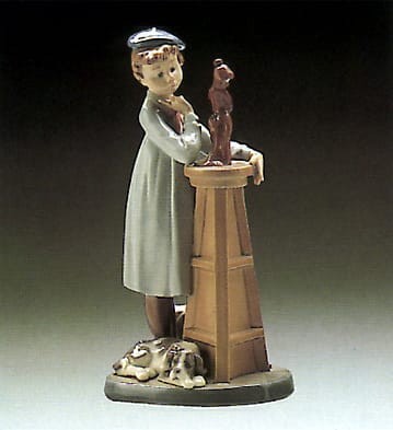 Lladro Little Sculptor Porcelain Figurine