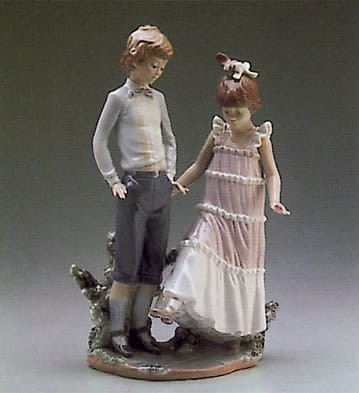 Lladro One, Two, Three Porcelain Figurine