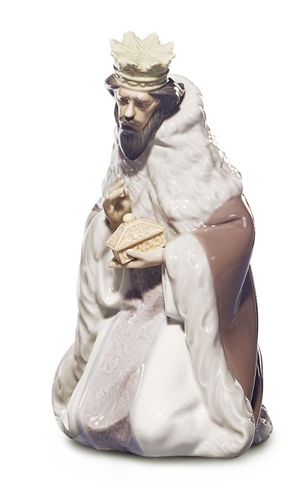 Lladro King Gaspar Nativity II Porcelain Figurine
