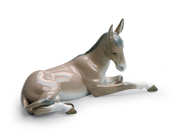 Lladro Donkey 01005483 Porcelain Figurine