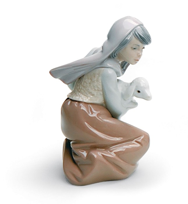 Lladro Lost Lamb Porcelain Figurine