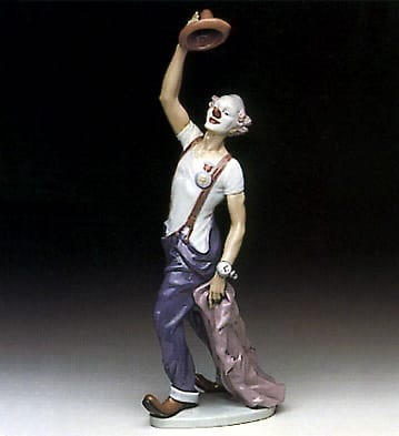 Lladro Hats Off to Fun Porcelain Figurine