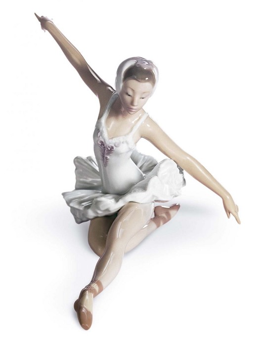 Lladro Swan Ballet Porcelain Figurine