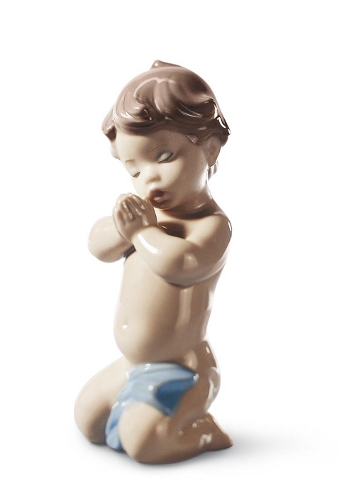 Lladro A CHILD'S PRAYER Porcelain Figurine