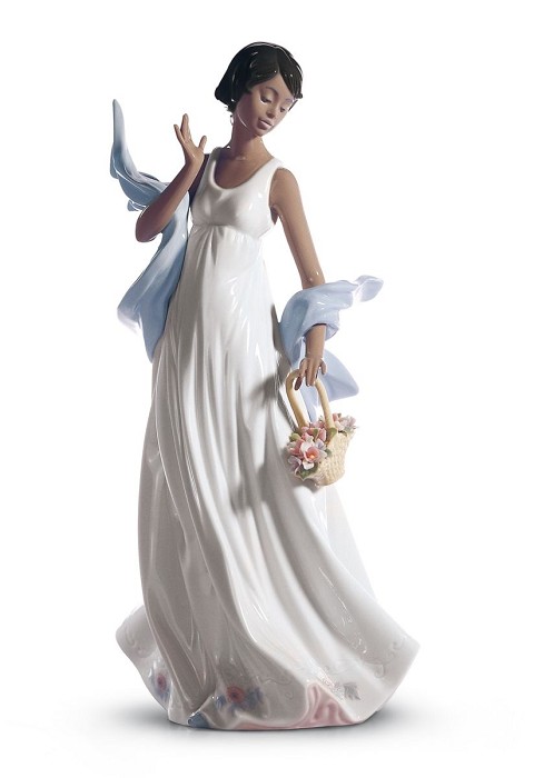 Lladro Black Legacy WINDS OF ROMANCE Porcelain Figurine