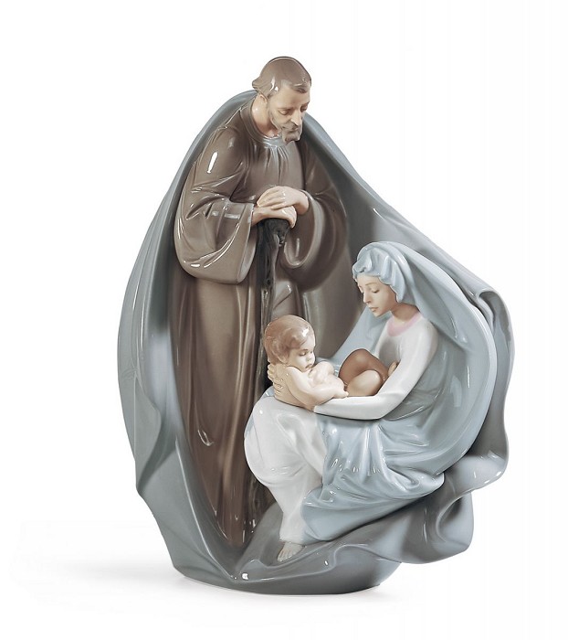 Lladro Birth of Jesus Porcelain Figurine