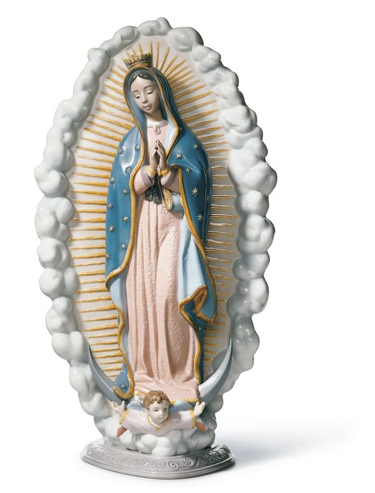 Lladro Our Lady of Guadalupe Porcelain Figurine