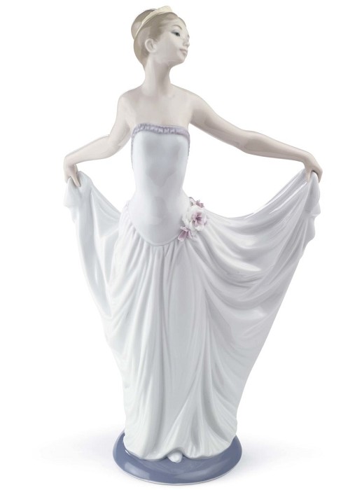 Lladro Dancer Ballet Woman Porcelain Figurine
