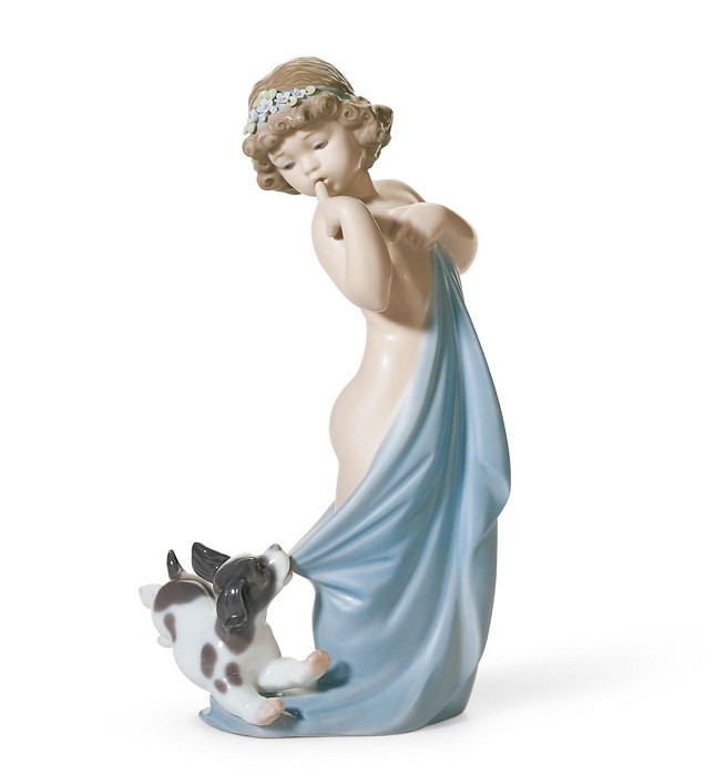 Lladro NAUGHTY PUPPY Porcelain Figurine