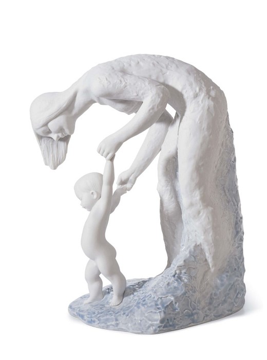 Lladro Step By Step Porcelain Figurine