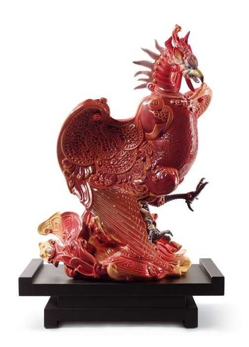 Lladro Rise of The Phoenix Porcelain Figurine