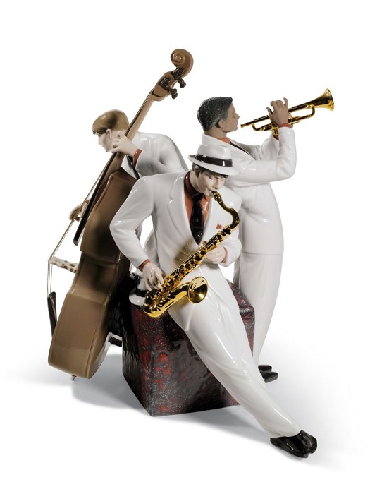 Lladro Jazz Trio Porcelain Figurine