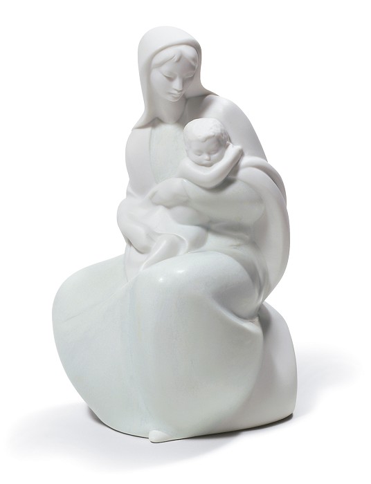 Lladro BLESSED MOTHER WITH JESUS Porcelain Figurine