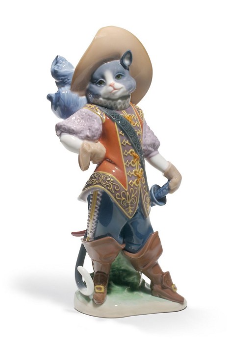 Lladro PUSS IN BOOTS  Porcelain Figurine