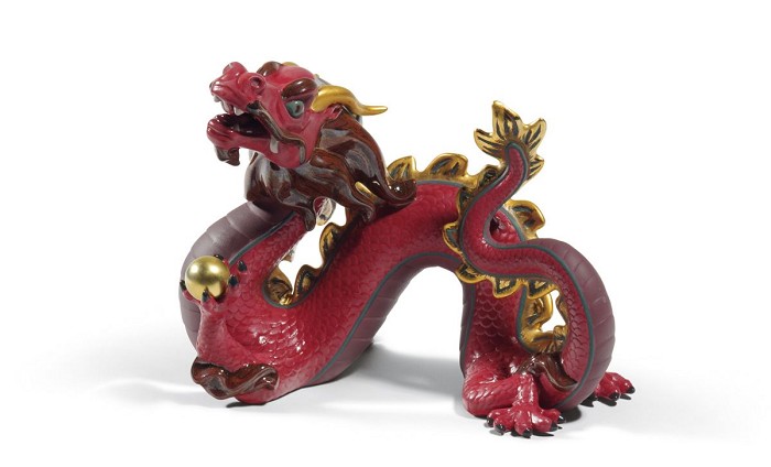 Lladro The Dragon Porcelain Figurine