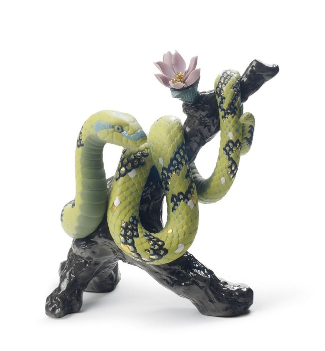 Lladro The Snake Porcelain Figurine