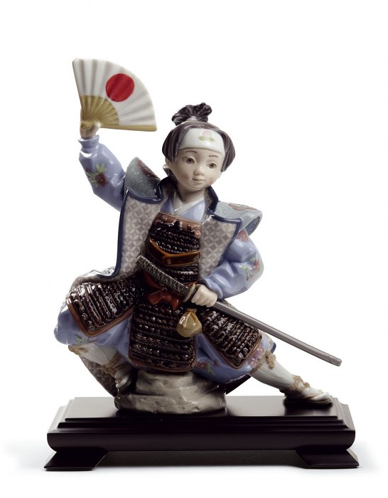 Lladro Momotaro Porcelain Figurine