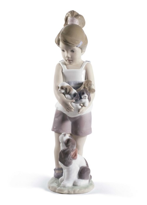 Lladro Can I Keep Them Porcelain Figurine