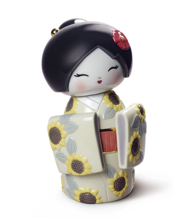 Lladro Kokeshi IV Porcelain Figurine