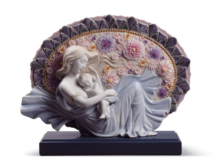 Lladro Blossoming of Life Porcelain Figurine