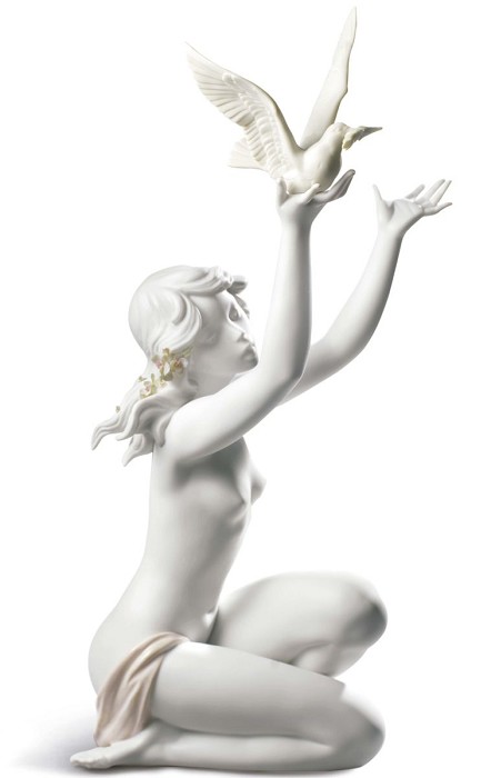 Lladro PEACE OFFERING Porcelain Figurine