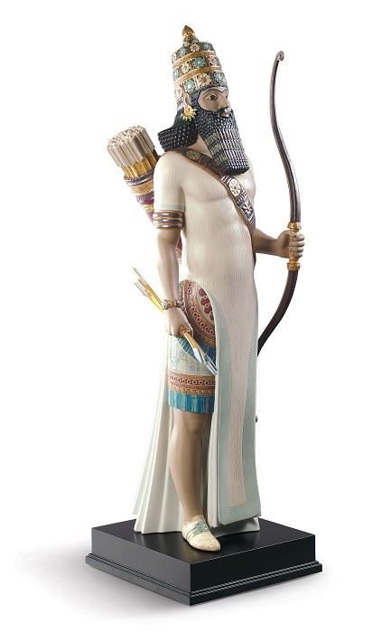 Lladro Assyrian Archer Porcelain Figurine