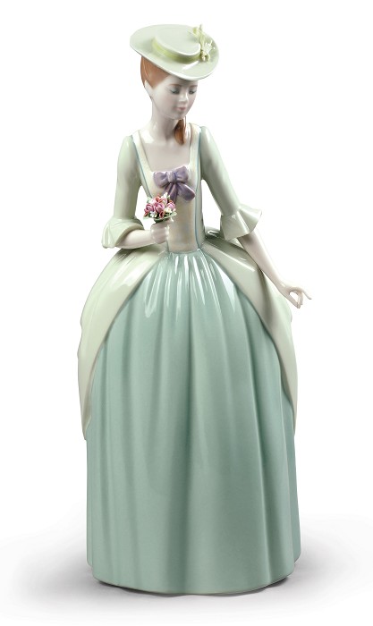 Lladro Floral Scent Porcelain Figurine