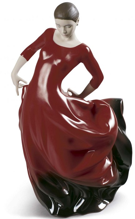 Lladro Buleria Flamenco Dancer Porcelain Figurine