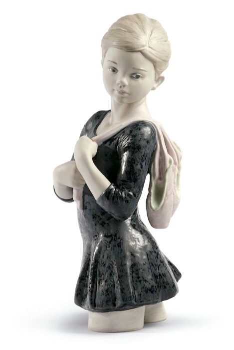 Lladro My Dance Class Ballet Porcelain Figurine