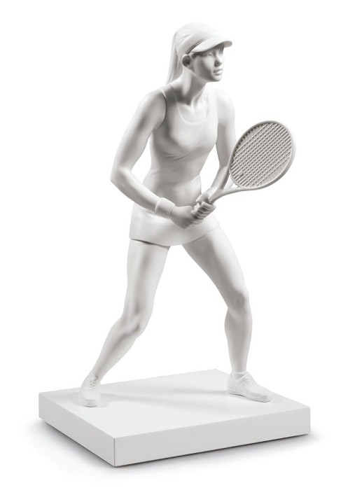 Lladro Lady Tennis Player 01009282 Porcelain Figurine