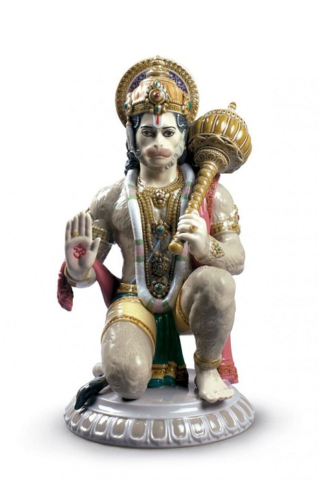 Lladro Hanuman Porcelain Figurine