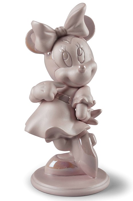 Lladro Minnie Mouse Figurine Pink 