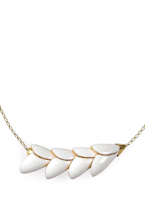 Lladro Jewelry Heliconia 4 Petals Pendant 