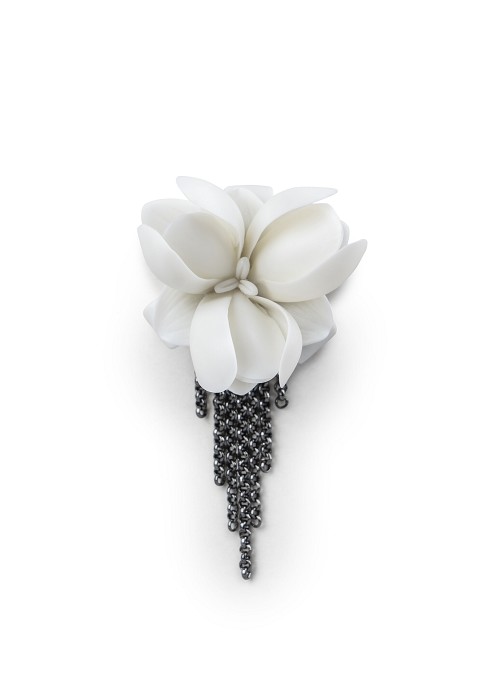 Lladro Jewelry Orchid brooch 